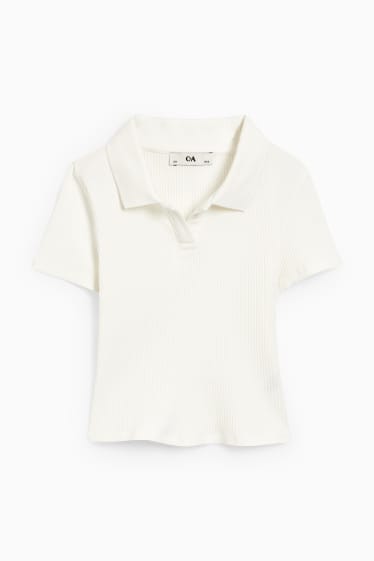 Bambine - Polo - bianco crema