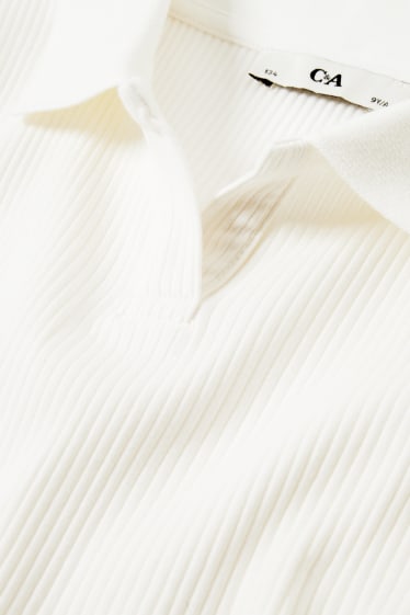Bambine - Polo - bianco crema