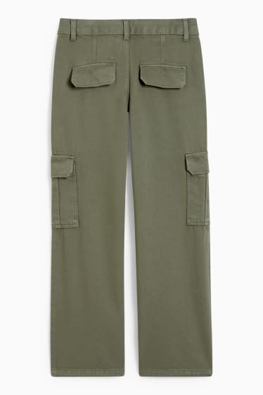 Kinder Mädchen - Cargohose - grün