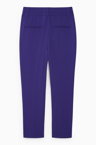 Damen - Business-Hose - High Waist - Regular Fit - lila