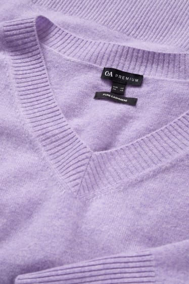 Mujer - Jersey de cachemir - violeta claro