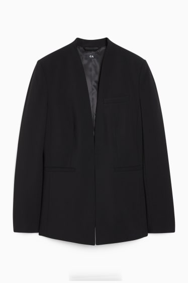 Women - Business blazer - fitted - black