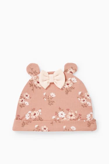 Bebeluși - fete - Minnie Mouse - compleu bebeluși - 3 piese - roz