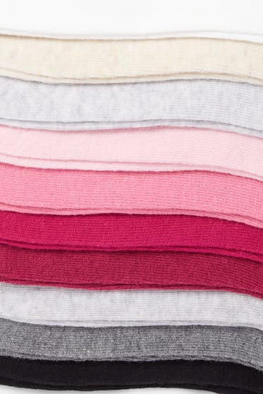 Kinder Mädchen - Multipack 10er - Socken - pink