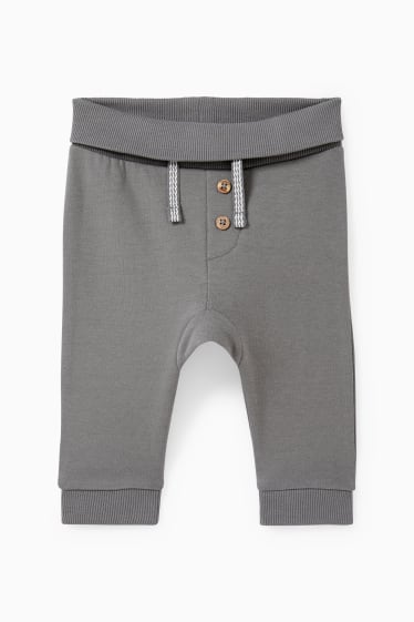 Baby Buben - Baby-Outfit - 3 teilig - grau