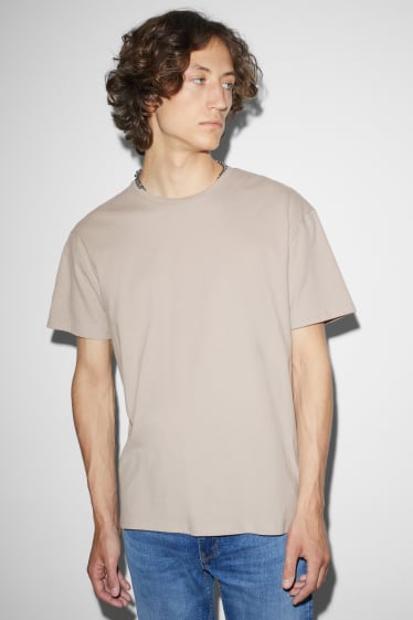 Uomo - T-shirt - beige