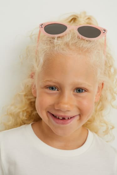 Kinderen: meisjes - Minnie Mouse - zonnebril - roze