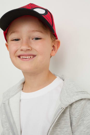 Enfants - Spider-Man - casquette de baseball - rouge