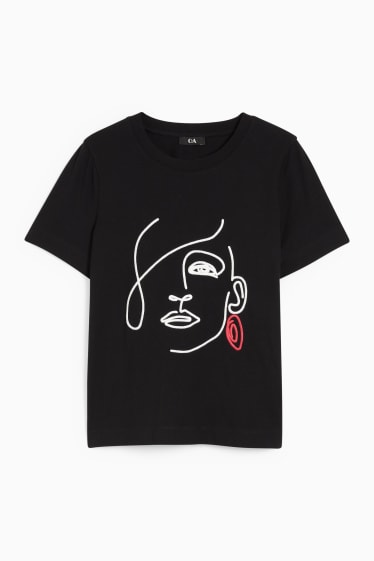 Femei - Tricou - negru