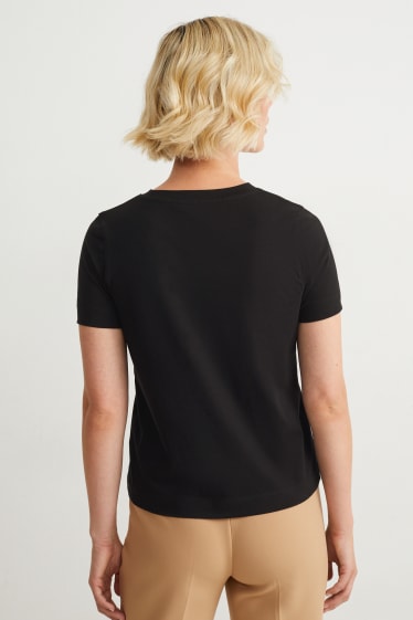Femei - Tricou - negru