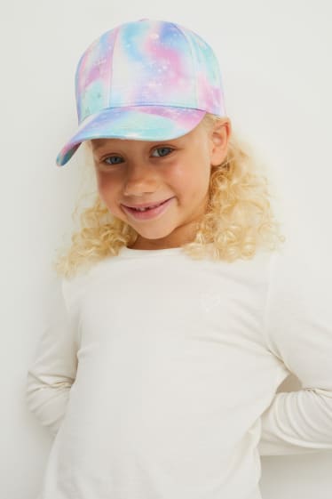 Enfants filles - Casquette de baseball - à motif - coloré