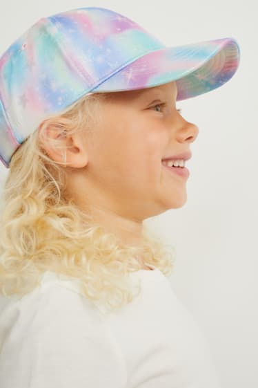 Enfants filles - Casquette de baseball - à motif - coloré