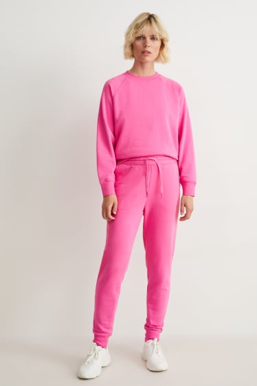 Damen - Basic-Jogginghose - pink