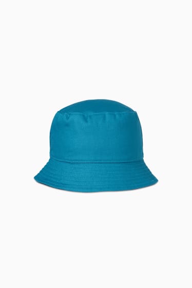 Uomo - Cappello reversibile - petrolio