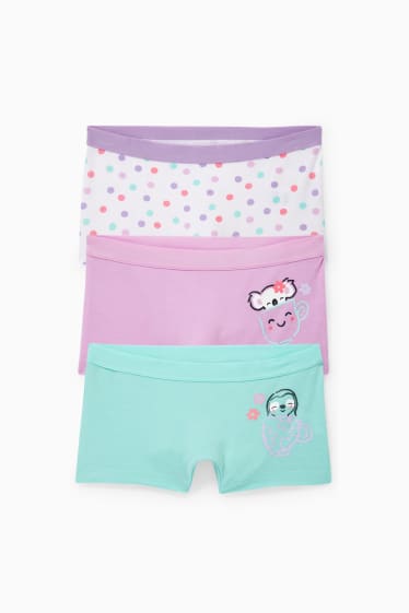 Kinder Mädchen - Multipack 3er - Boxershorts - hellviolett