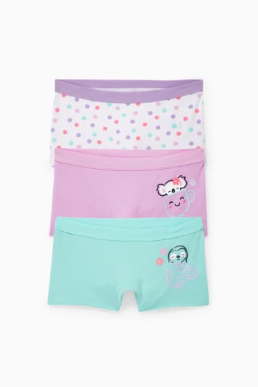 Niños - Pack de 3 - boxers - violeta claro