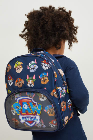 Dzieci - Psi Patrol - zestaw - plecak, worek gimnastyczny i torebka na lunch - ciemnoniebieski