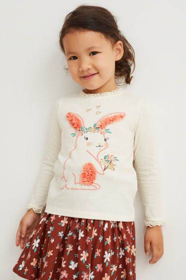 Bambine - Maglia a maniche lunghe - fucsia
