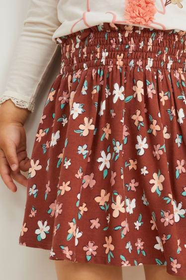 Nena - Faldilla - de flors - marró