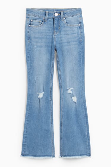 Dzieci - Flared jeans - LYCRA® - dżins-jasnoniebieski