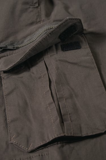 Enfants garçons - Pantalon cargo - gris foncé
