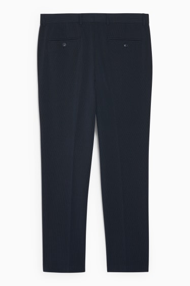 Men - Mix-and-match trousers - regular fit - flex - stretch  - dark blue