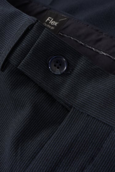 Men - Mix-and-match trousers - regular fit - flex - stretch  - dark blue