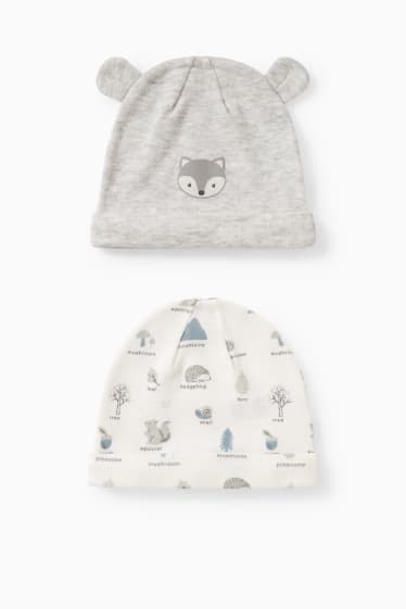 Nadó nen - Paquet de 2 - gorra per a nadó - blanc