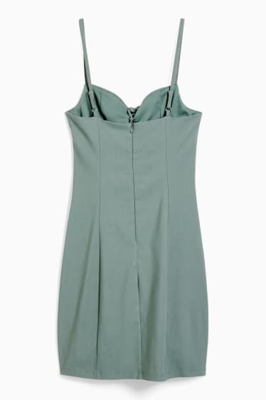 Femmes - CLOCKHOUSE - robe moulante - vert