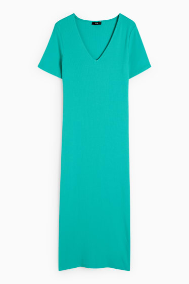 Femmes - Robe moulante - vert clair