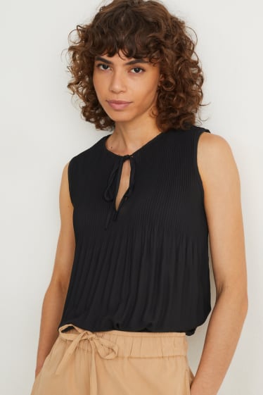 Donna - Blusa in chiffon - nero