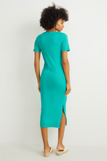 Donna - Vestito aderente - verde chiaro
