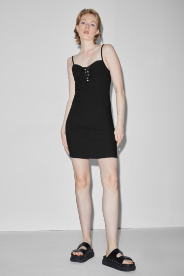 Women - CLOCKHOUSE - bodycon dress - black