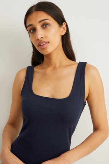 Femmes - Robe moulante - bleu foncé