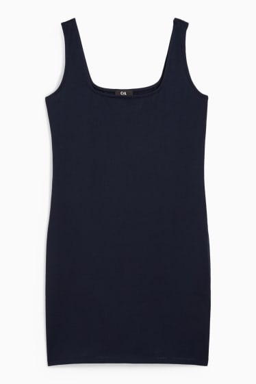 Femmes - Robe moulante - bleu foncé