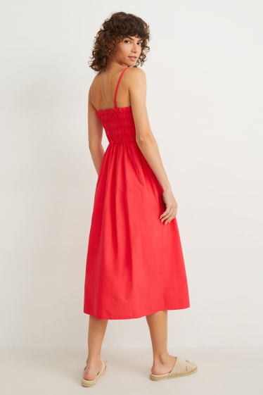 Damen - Kleid - rot