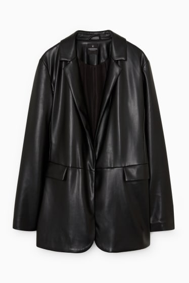 Femmes - CLOCKHOUSE - blazer - regular fit - synthétique - noir