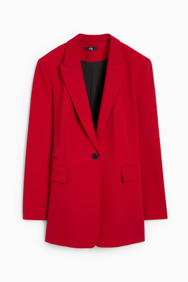 Donna - Blazer - regular fit - rosso scuro