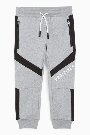 Kinderen: jongens - Joggingbroek - licht grijs-mix