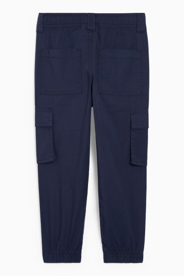 Enfants garçons - Pantalon cargo - bleu foncé