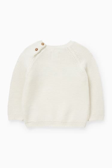 Baby Mädchen - Baby-Pullover - cremeweiß