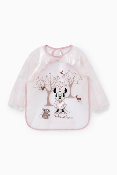 Bébés filles - Minnie Mouse - bavoir pour bébé - rose