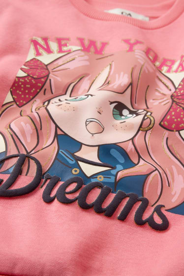 Kinder Mädchen - Sweatshirt - pink