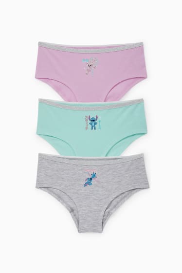 Kinder Mädchen - Multipack 3er - Lilo & Stitch - Slips - mintgrün