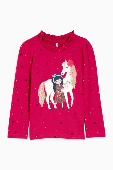 Children - Long sleeve top - dark rose