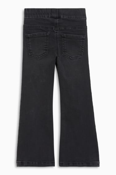 Kinder - Flared Jeans - dunkeljeansgrau