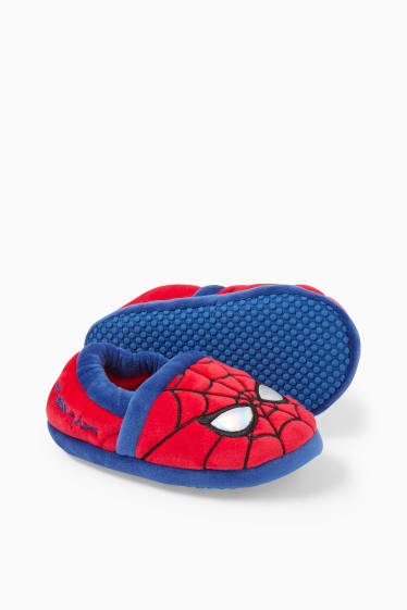 Kinder Jungen - Spider-Man - Hausschuhe - rot