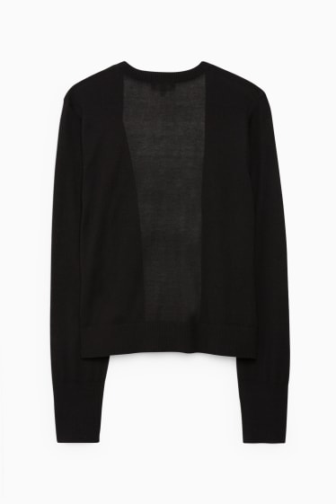 Damen - Strickjacke - schwarz