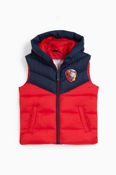 Kinderen: jongens - PAW Patrol - gewatteerde bodywarmer - rood