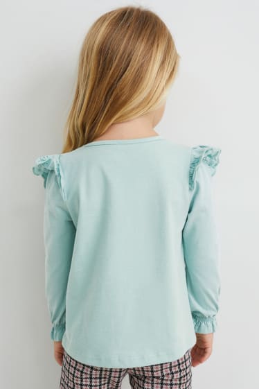 Kinder Mädchen - Langarmshirt - mintgrün